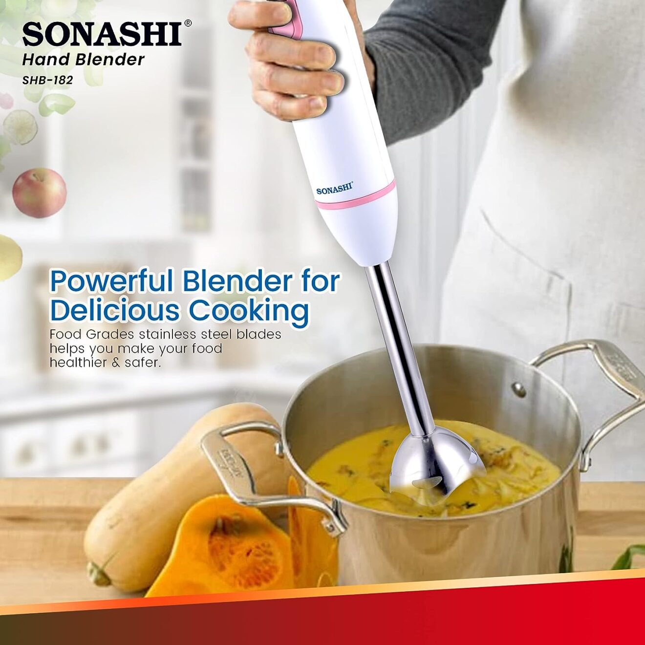 Buy Hand Blender perfect kitchen assistant online Sonashi Electronic